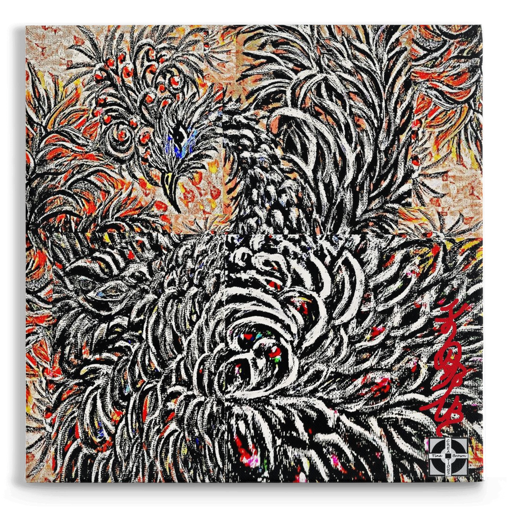 Indonesian Batik Phoenix