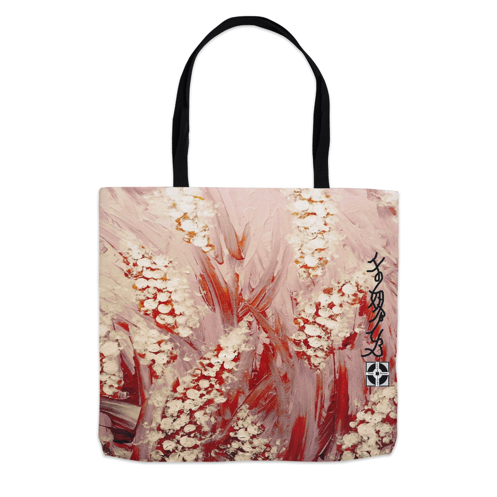 The White Liriope Flower Tote Bags