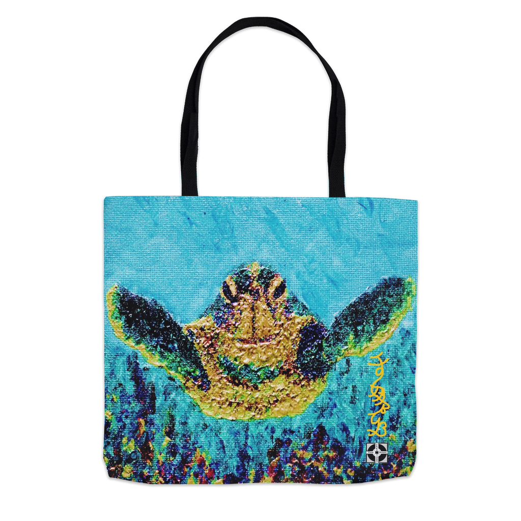 The Baby Sea Turtle Tote Bags